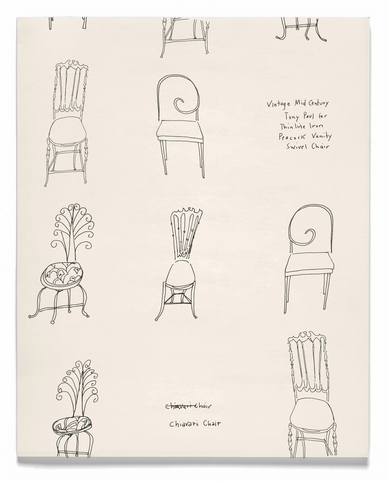 Whimsy Chairs Sample Wallpaper